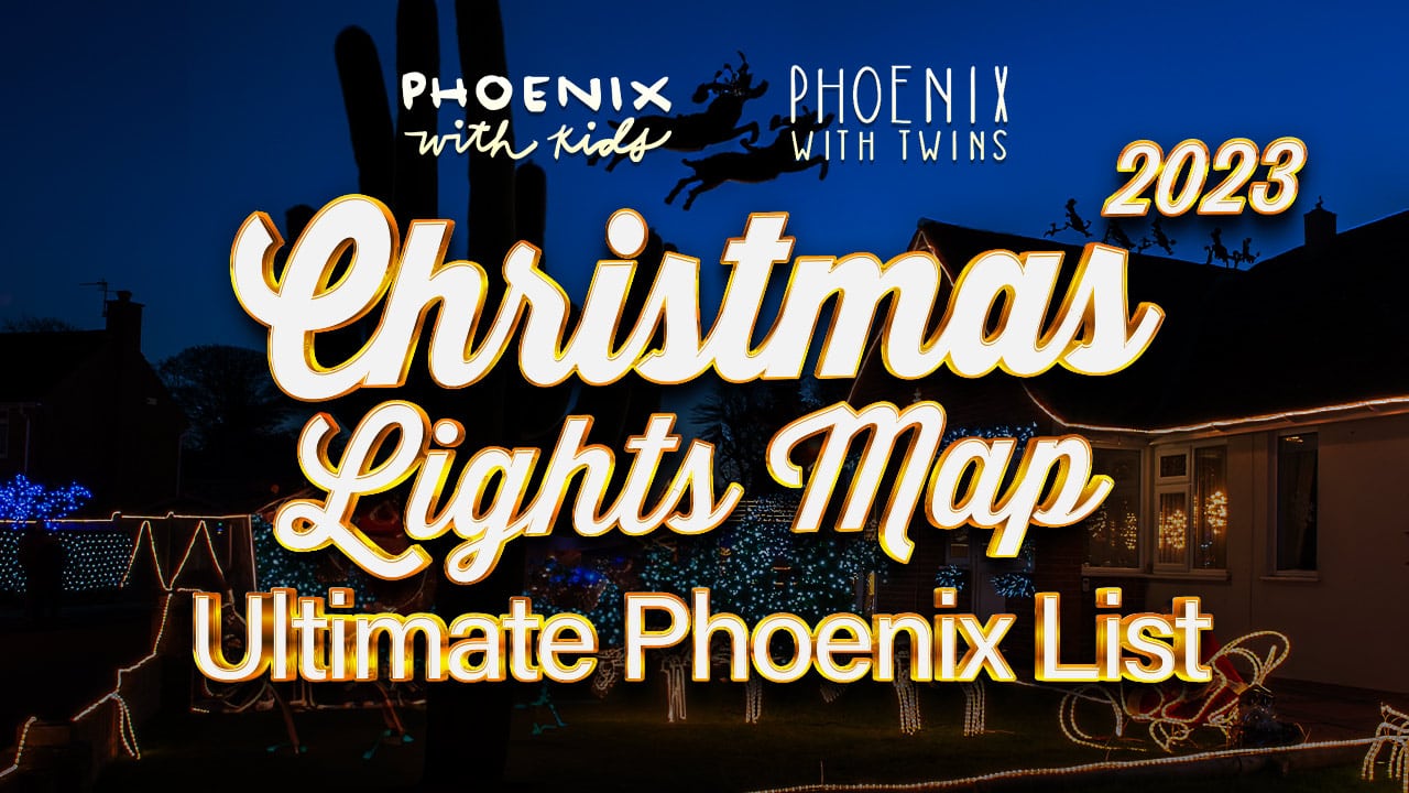 Christmas Lights Map for Phoenix, Arizona