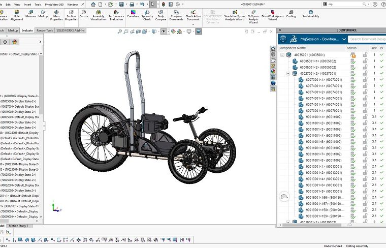 3d drawing of bicycle