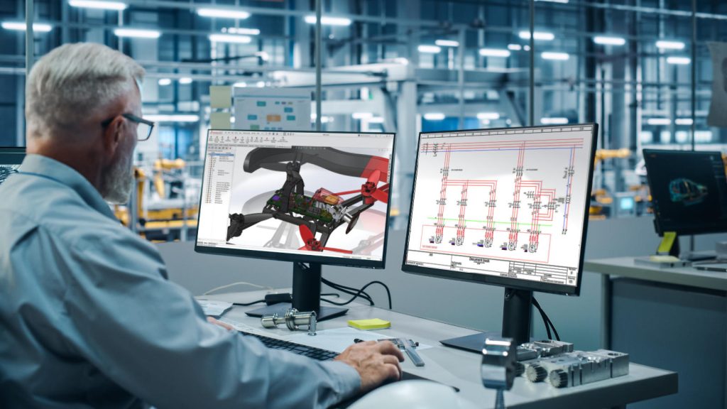 3DEXPERIENCE Electrical Schematic Designer in use