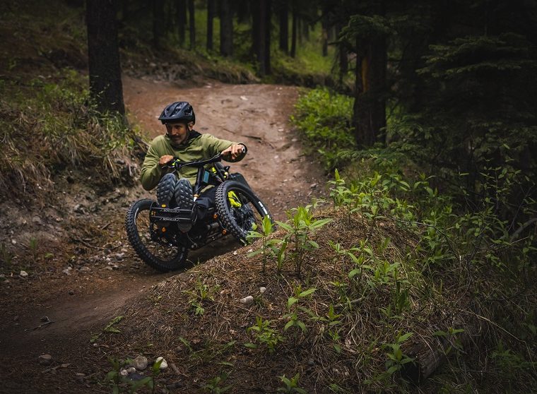 Adaptive Bike on trail