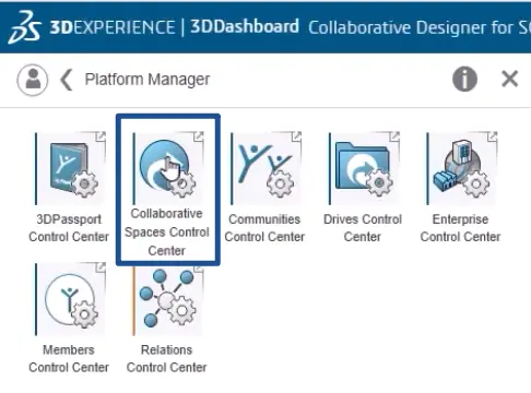 Collaborative Spaces Control Center