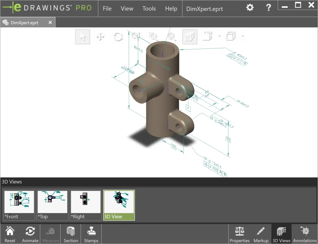 SOLIDWORKS MBD eDrawing