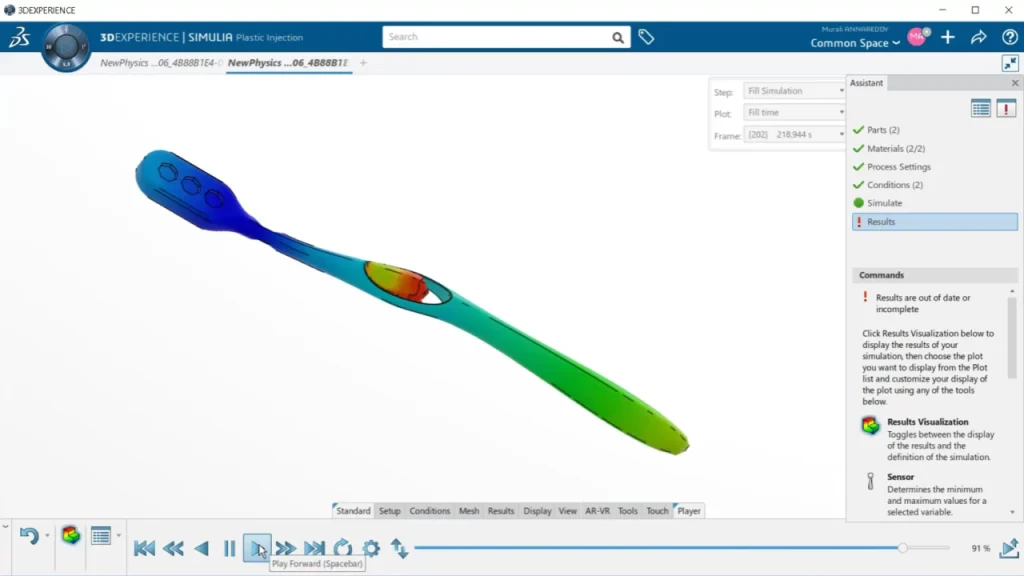 SIMULIA Plastic Injection Simulation