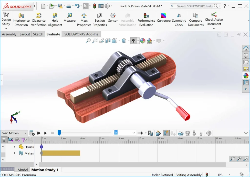 SOLIDWORKS Simulation Motion