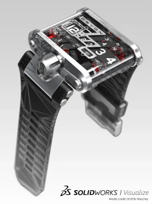 SOLIDWORKS Visualize Watch Example 2